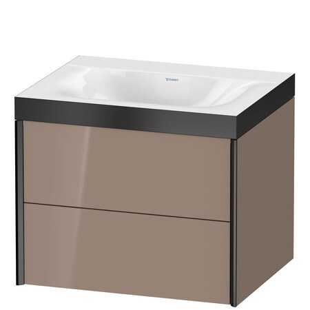 Xviu C-Bonded Wall-Mounted Vanity Cappuccino High Gloss